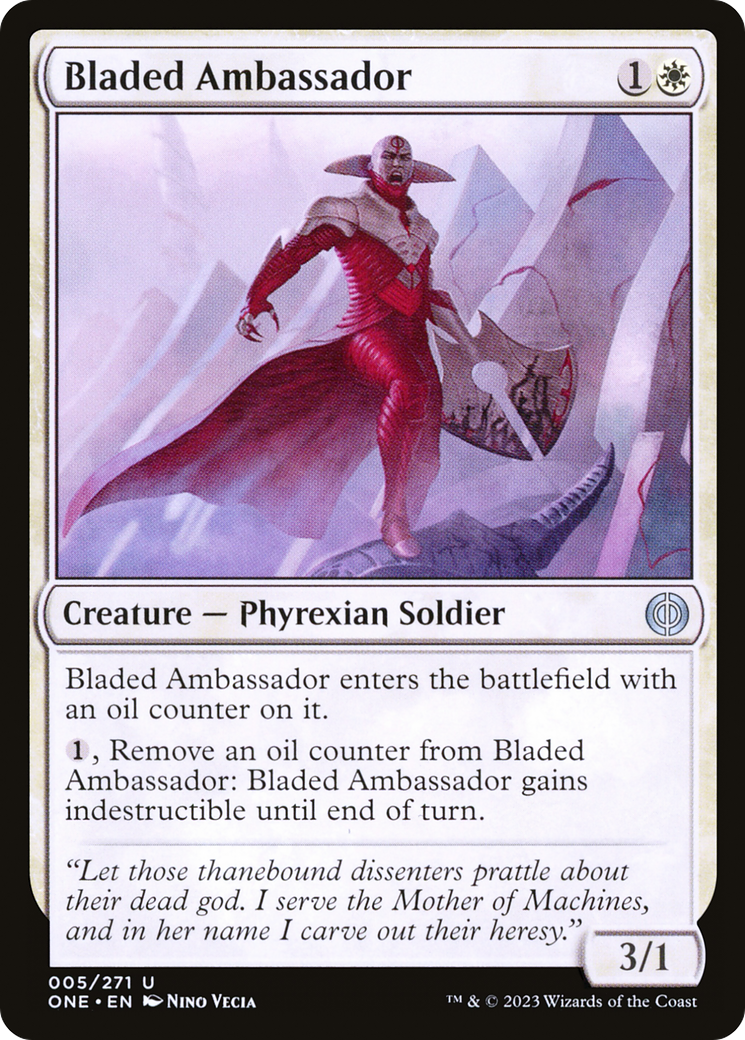 Bladed Ambassador [Phyrexia: All Will Be One] | Fandemonia Ltd