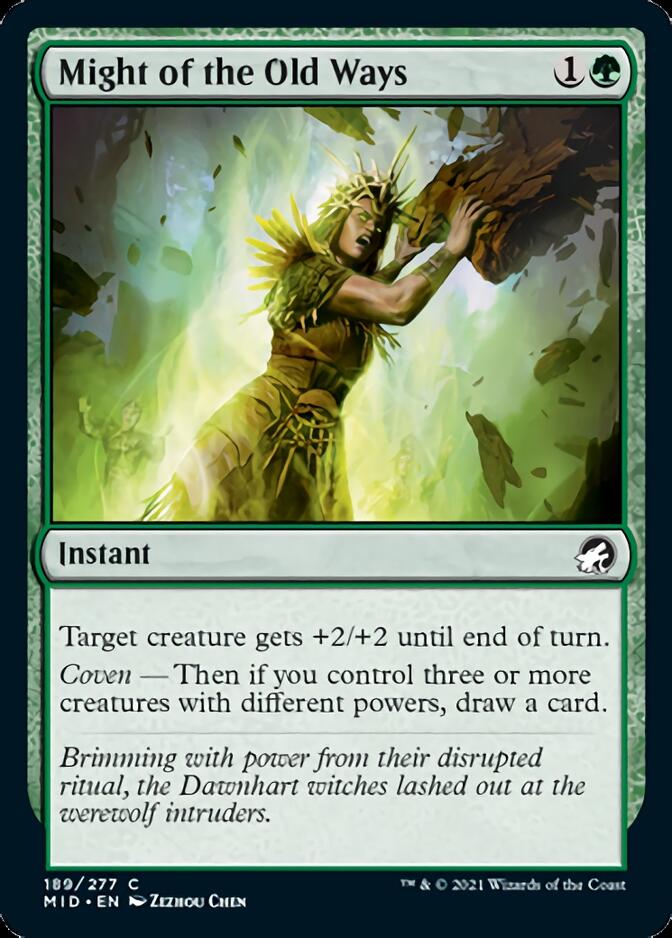 Might of the Old Ways [Innistrad: Midnight Hunt] | Fandemonia Ltd