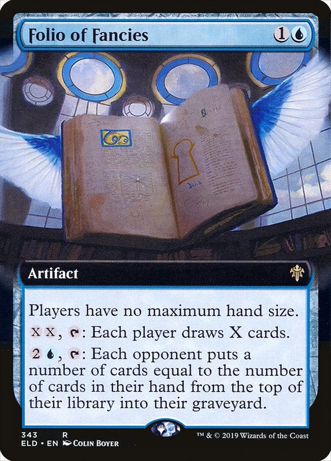 Folio of Fancies (Extended Art) [Throne of Eldraine] | Fandemonia Ltd