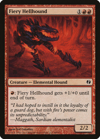 Fiery Hellhound [Duel Decks: Venser vs. Koth] | Fandemonia Ltd