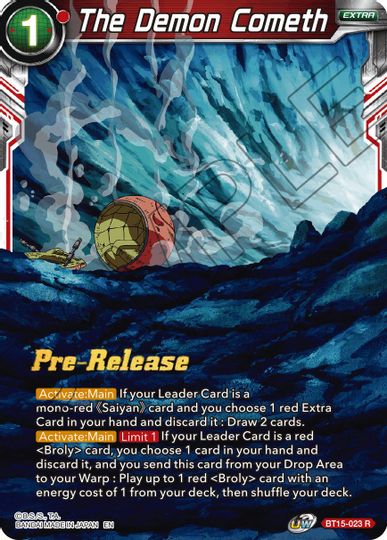 The Demon Cometh (BT15-023) [Saiyan Showdown Prerelease Promos] | Fandemonia Ltd