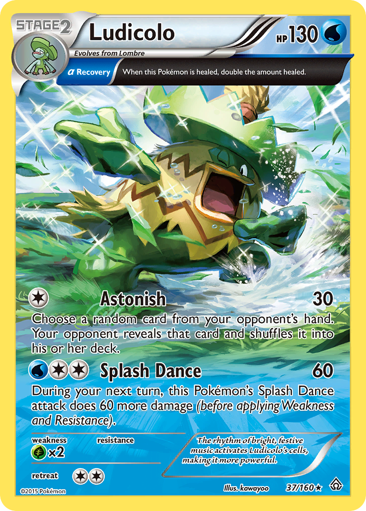 Ludicolo (37/160) [XY: Primal Clash] | Fandemonia Ltd