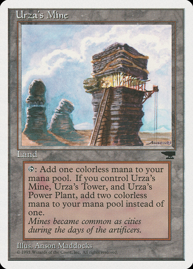 Urza's Mine (Sky Background) [Chronicles] | Fandemonia Ltd