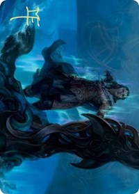 Cosima, God of the Voyage Art Card (Gold-Stamped Signature) [Kaldheim: Art Series] | Fandemonia Ltd
