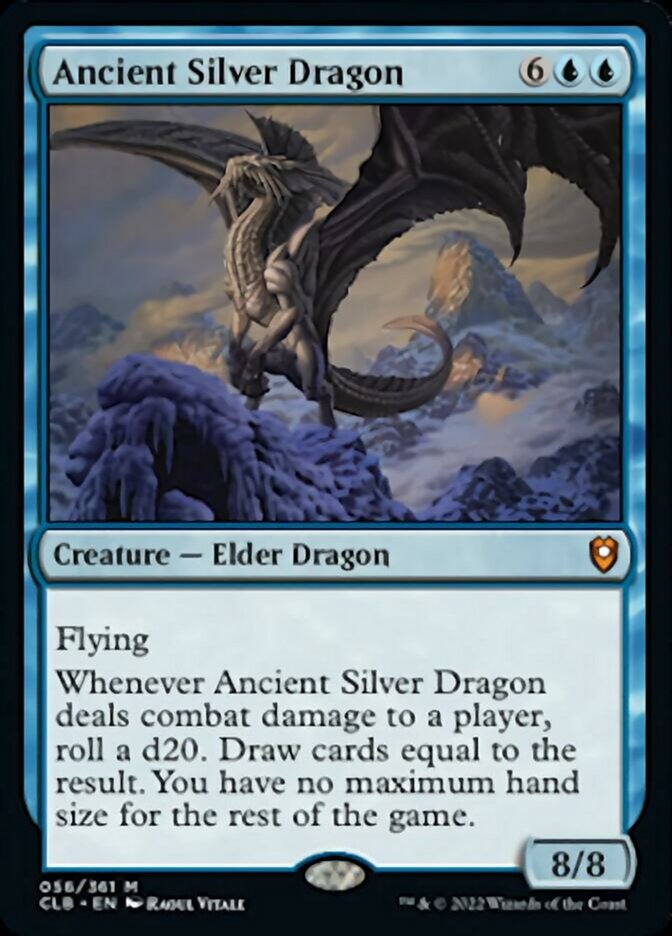 Ancient Silver Dragon [Commander Legends: Battle for Baldur's Gate] | Fandemonia Ltd