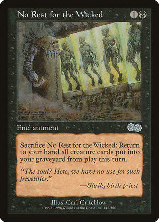 No Rest for the Wicked [Urza's Saga] | Fandemonia Ltd