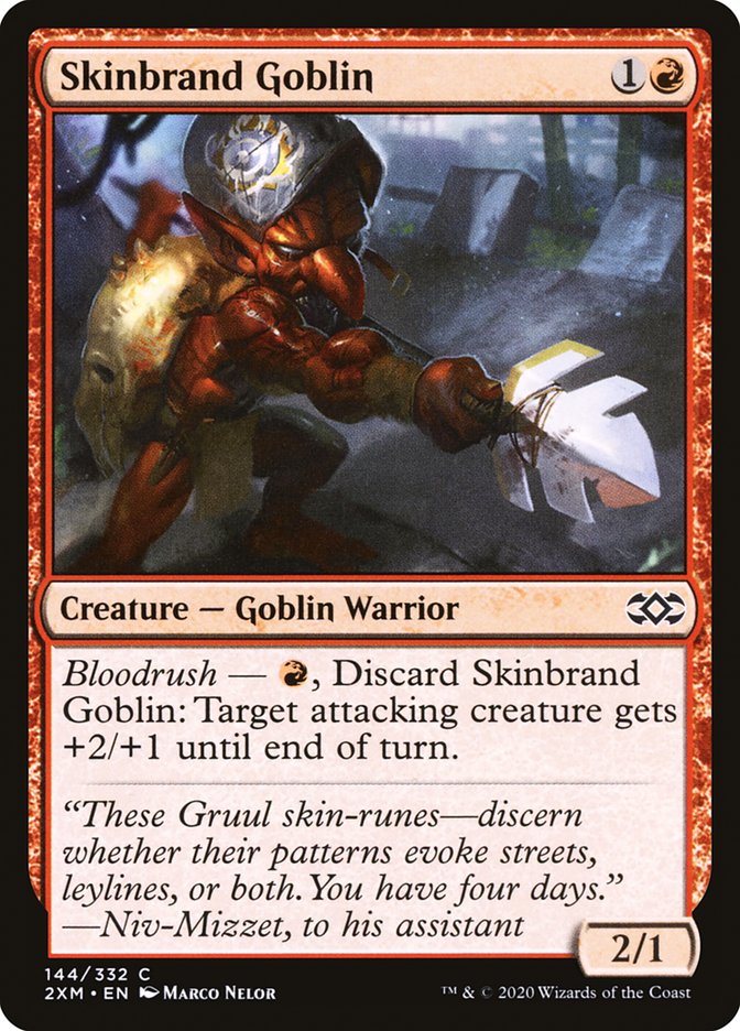 Skinbrand Goblin [Double Masters] | Fandemonia Ltd