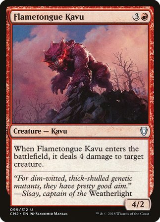 Flametongue Kavu [Commander Anthology Volume II] | Fandemonia Ltd