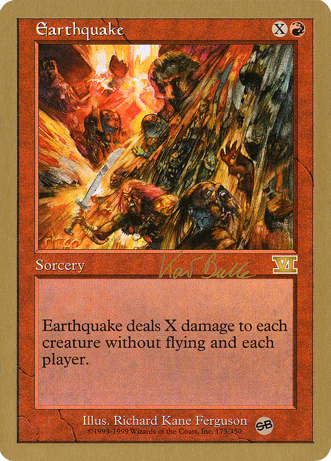 Earthquake (Kai Budde) (SB) [World Championship Decks 1999] | Fandemonia Ltd