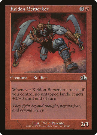 Keldon Berserker [Prophecy] | Fandemonia Ltd
