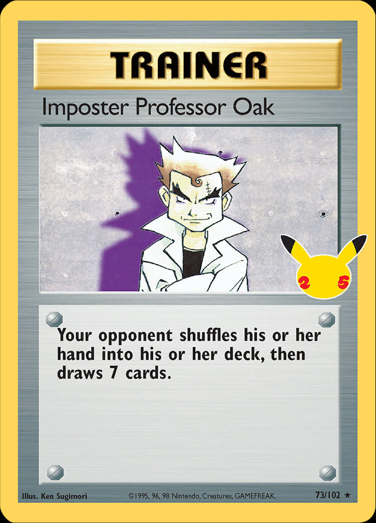 Imposter Professor Oak (73/102) [Celebrations: 25th Anniversary - Classic Collection] | Fandemonia Ltd