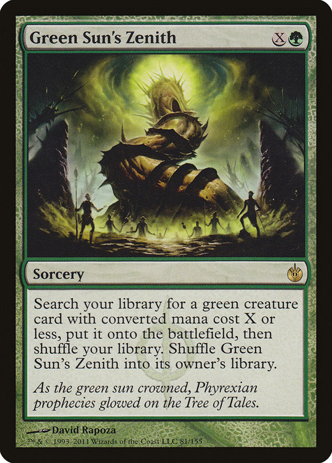 Green Sun's Zenith [Mirrodin Besieged] | Fandemonia Ltd