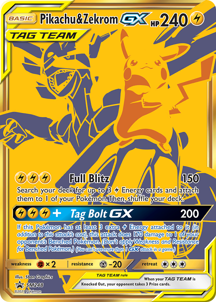 Pikachu & Zekrom GX (SM248) [Sun & Moon: Black Star Promos] | Fandemonia Ltd