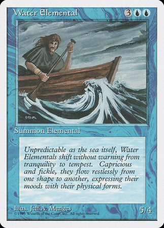 Water Elemental [Fourth Edition] | Fandemonia Ltd