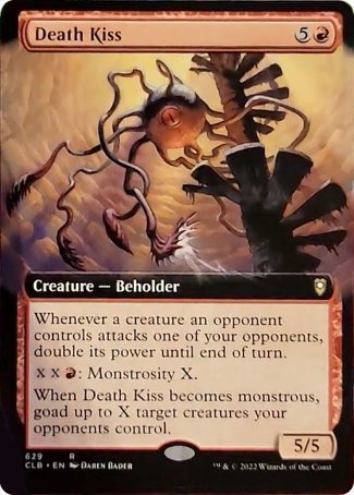 Death Kiss (Extended Art) [Commander Legends: Battle for Baldur's Gate] | Fandemonia Ltd