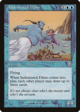 Indentured Djinn [Mercadian Masques] | Fandemonia Ltd