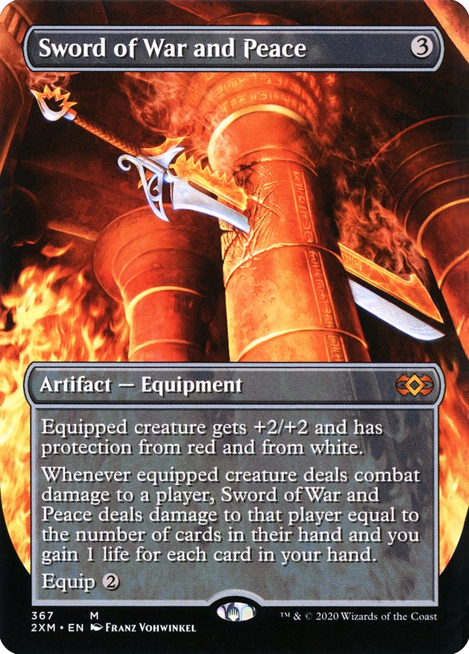 Sword of War and Peace (Borderless) [Double Masters] | Fandemonia Ltd