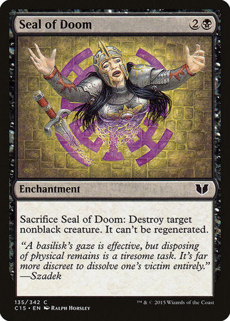 Seal of Doom [Commander 2015] | Fandemonia Ltd