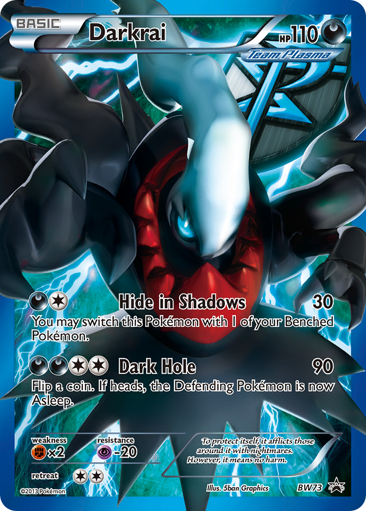 Darkrai (BW73) (Jumbo Card) [Black & White: Black Star Promos] | Fandemonia Ltd