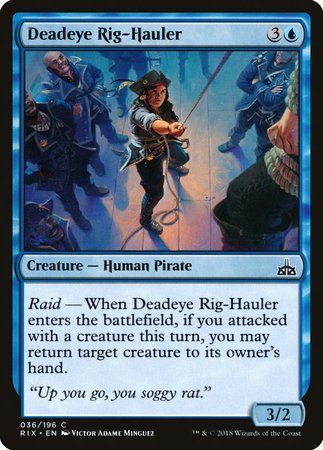 Deadeye Rig-Hauler [Rivals of Ixalan] | Fandemonia Ltd