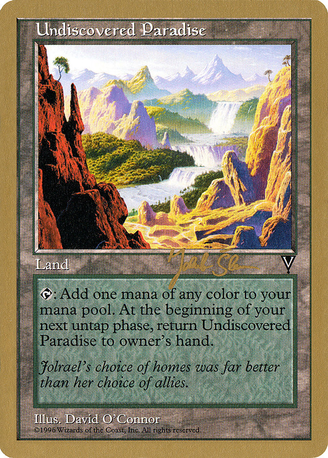 Undiscovered Paradise (Jakub Slemr) [World Championship Decks 1997] | Fandemonia Ltd
