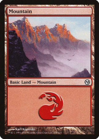 Mountain (108) [Duels of the Planeswalkers] | Fandemonia Ltd