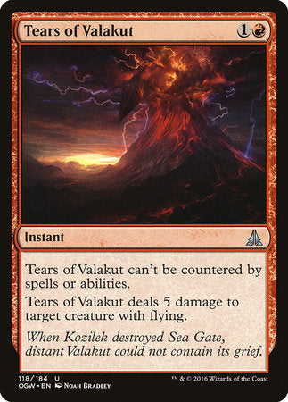 Tears of Valakut [Oath of the Gatewatch] | Fandemonia Ltd