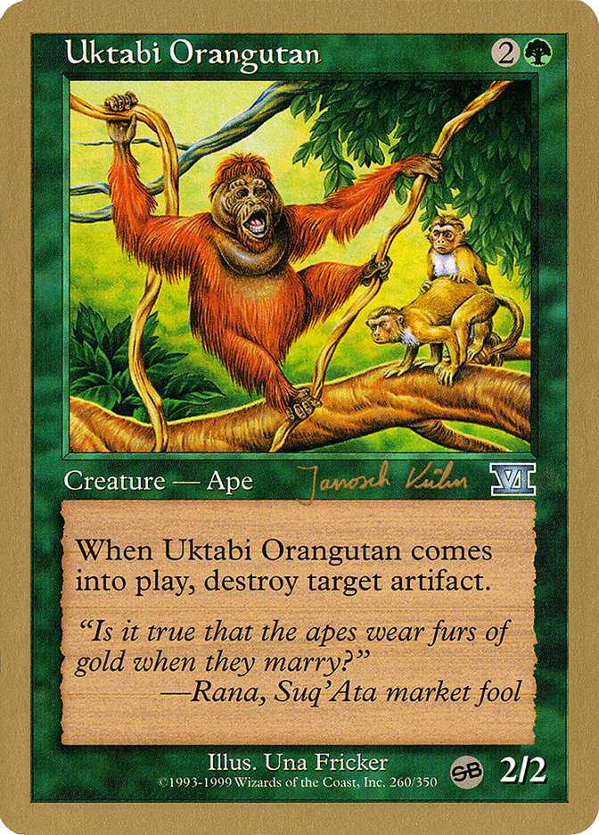 Uktabi Orangutan (Janosch Kuhn) (SB) [World Championship Decks 2000] | Fandemonia Ltd