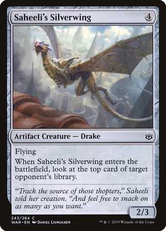 Saheeli's Silverwing [War of the Spark] | Fandemonia Ltd