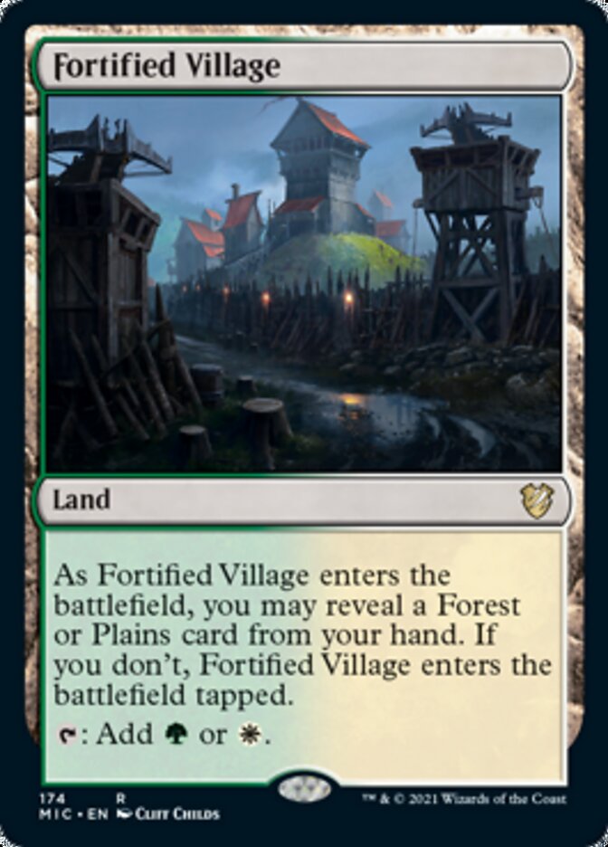 Fortified Village [Innistrad: Midnight Hunt Commander] | Fandemonia Ltd