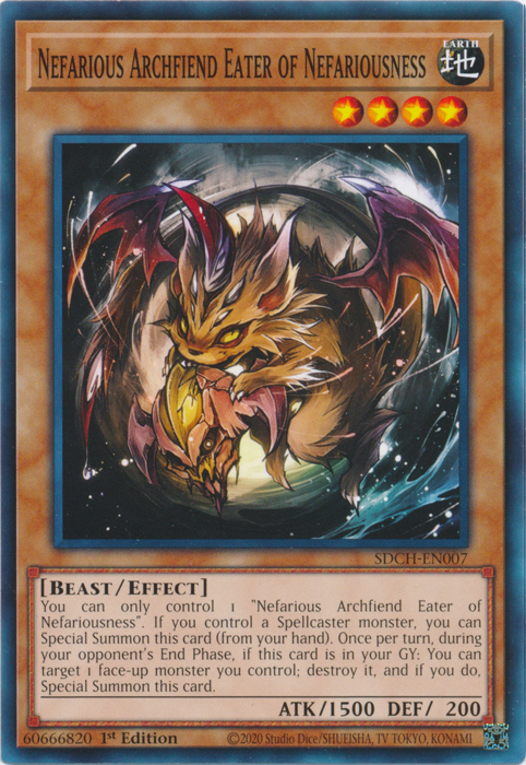 Nefarious Archfiend Eater of Nefariousness [SDCH-EN007] Common | Fandemonia Ltd