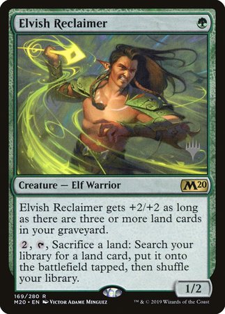 Elvish Reclaimer [Core Set 2020 Promos] | Fandemonia Ltd