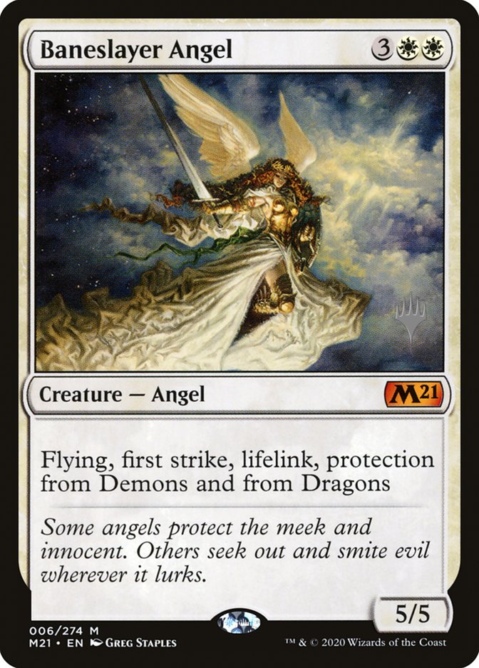Baneslayer Angel (Promo Pack) [Core Set 2021 Promos] | Fandemonia Ltd