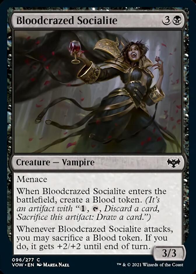 Bloodcrazed Socialite [Innistrad: Crimson Vow] | Fandemonia Ltd