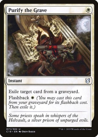 Purify the Grave [Commander 2019] | Fandemonia Ltd