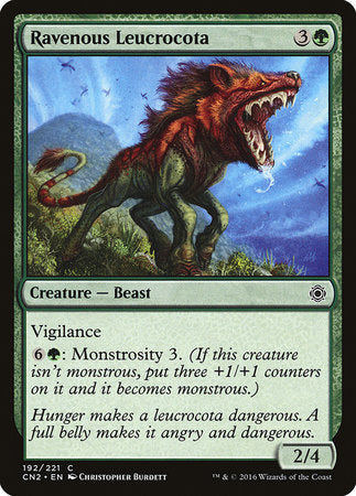 Ravenous Leucrocota [Conspiracy: Take the Crown] | Fandemonia Ltd