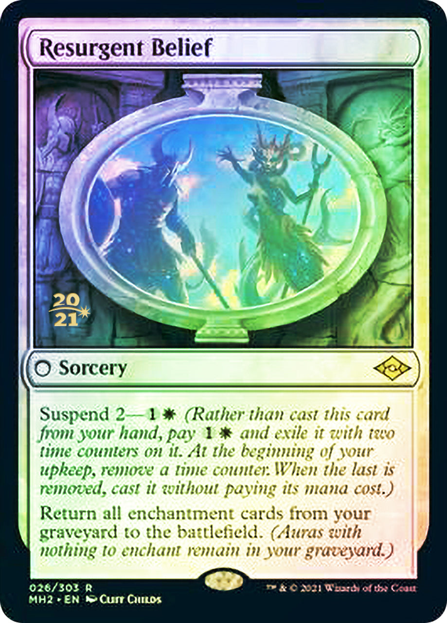 Resurgent Belief [Modern Horizons 2 Prerelease Promos] | Fandemonia Ltd