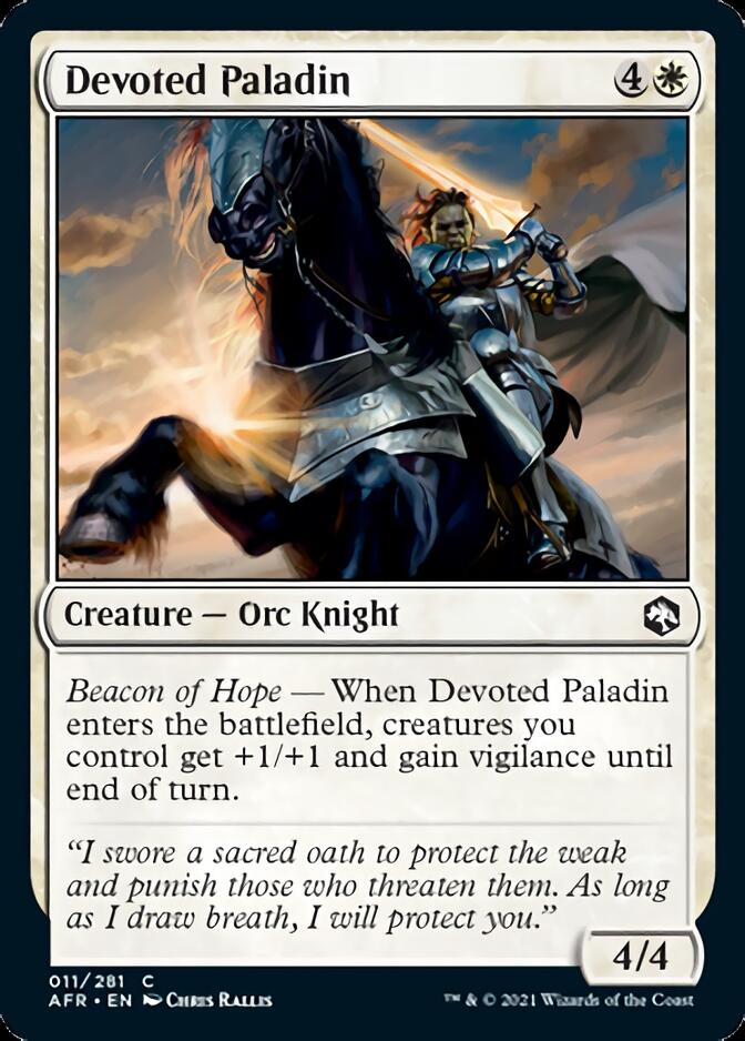 Devoted Paladin [Dungeons & Dragons: Adventures in the Forgotten Realms] | Fandemonia Ltd