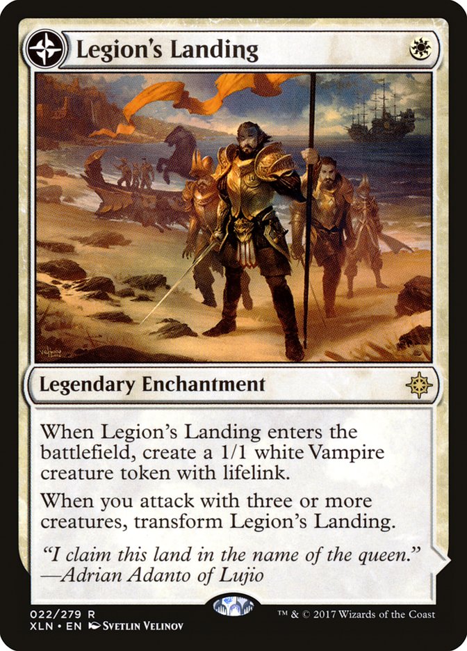 Legion's Landing // Adanto, the First Fort [Ixalan] | Fandemonia Ltd