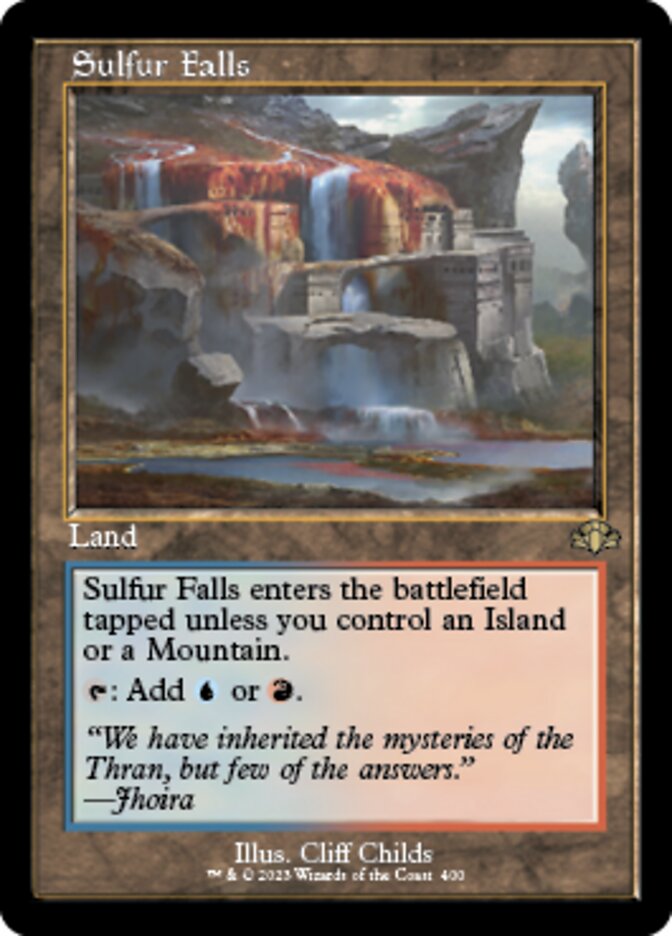 Sulfur Falls (Retro) [Dominaria Remastered] | Fandemonia Ltd