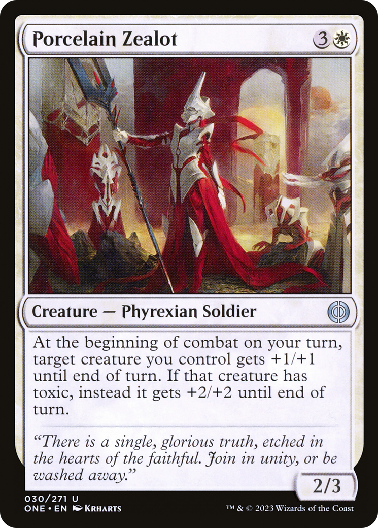 Porcelain Zealot [Phyrexia: All Will Be One] | Fandemonia Ltd