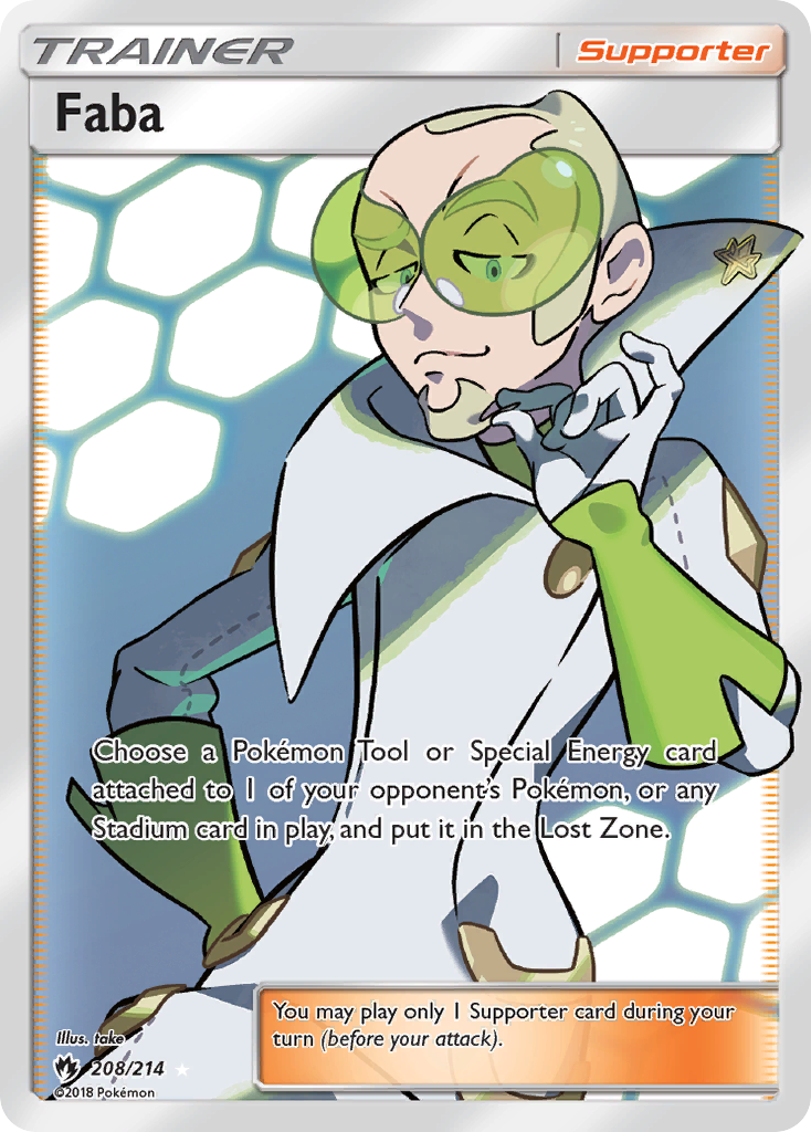 Faba (208/214) [Sun & Moon: Lost Thunder] | Fandemonia Ltd