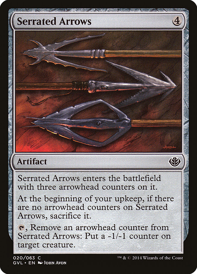 Serrated Arrows (Garruk vs. Liliana) [Duel Decks Anthology] | Fandemonia Ltd
