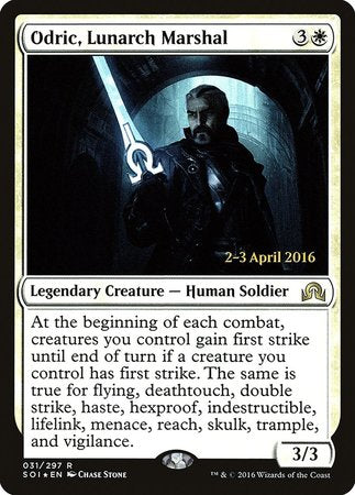 Odric, Lunarch Marshal [Shadows over Innistrad Promos] | Fandemonia Ltd