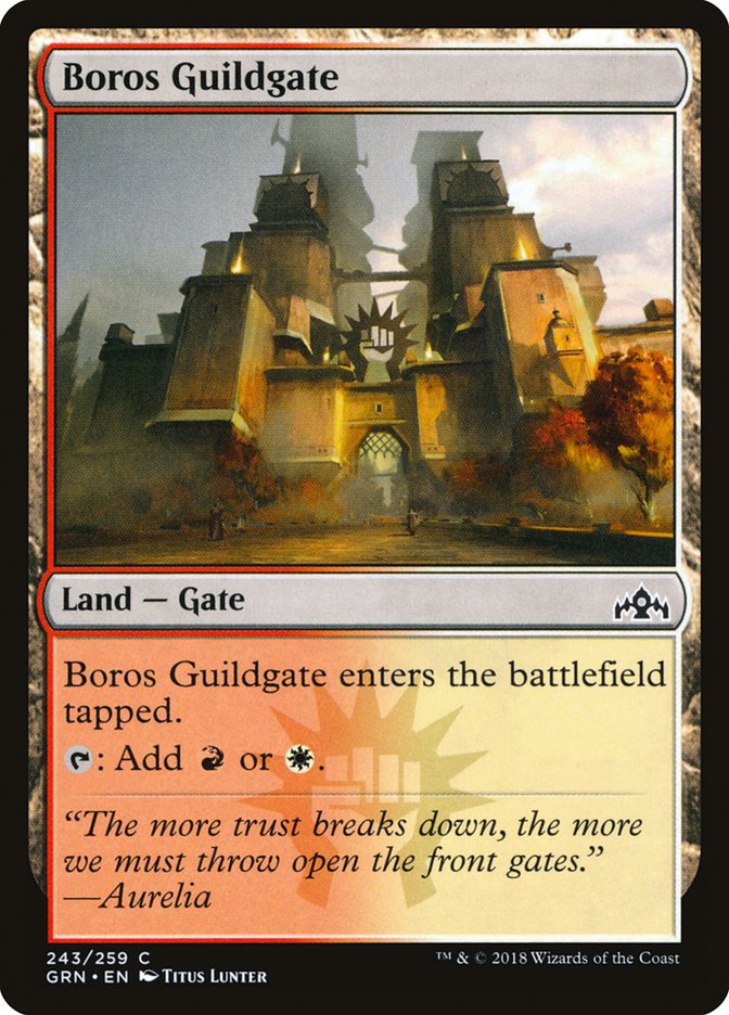 Boros Guildgate (243/259) [Guilds of Ravnica] | Fandemonia Ltd