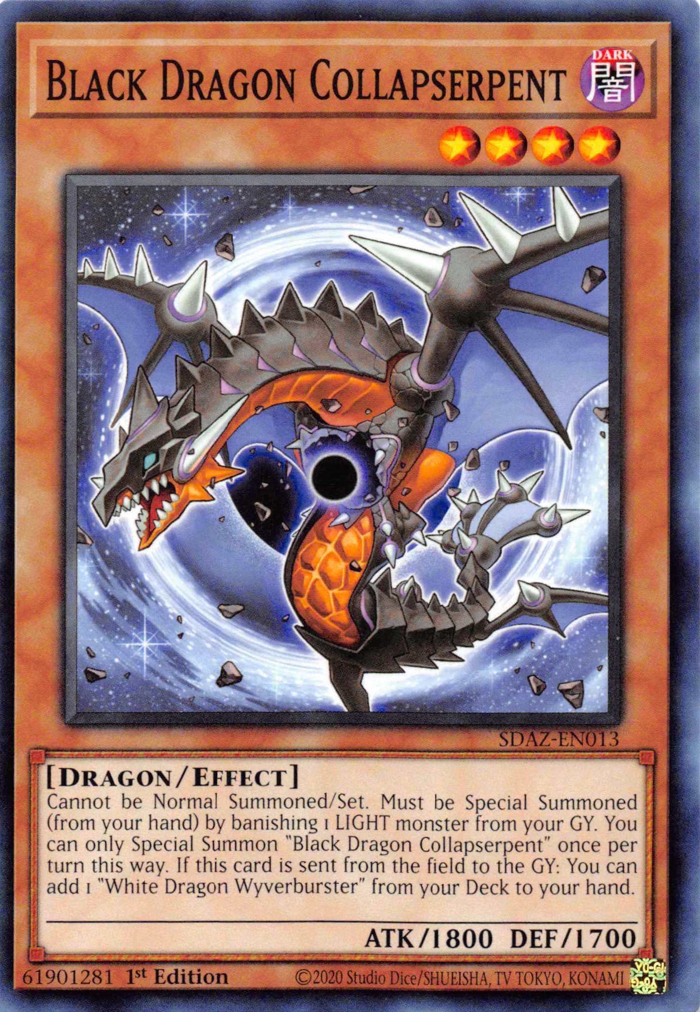 Black Dragon Collapserpent [SDAZ-EN013] Common | Fandemonia Ltd