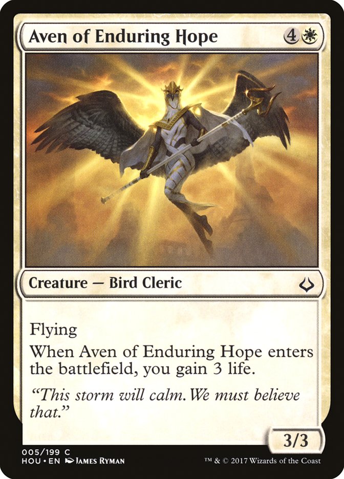 Aven of Enduring Hope [Hour of Devastation] | Fandemonia Ltd