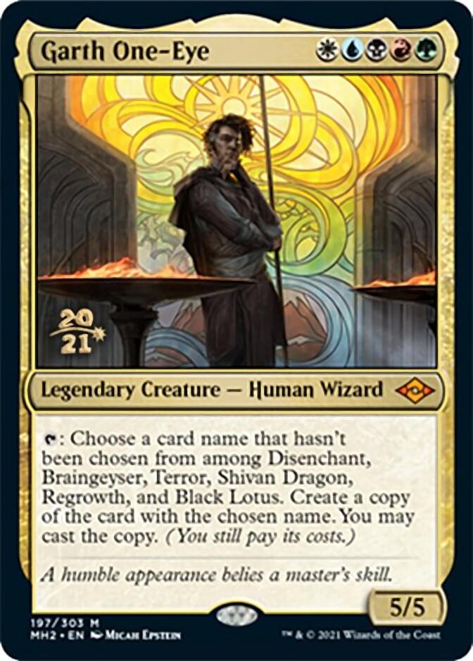 Garth One-Eye [Modern Horizons 2 Prerelease Promos] | Fandemonia Ltd