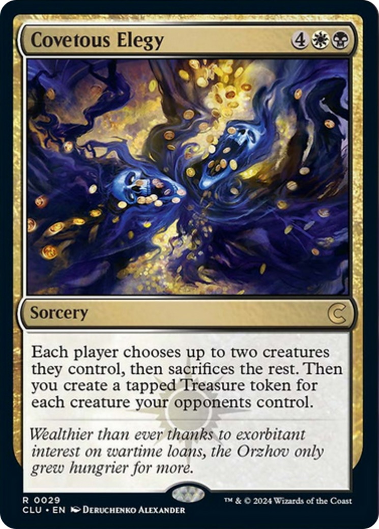 Covetous Elegy [Ravnica: Clue Edition] | Fandemonia Ltd
