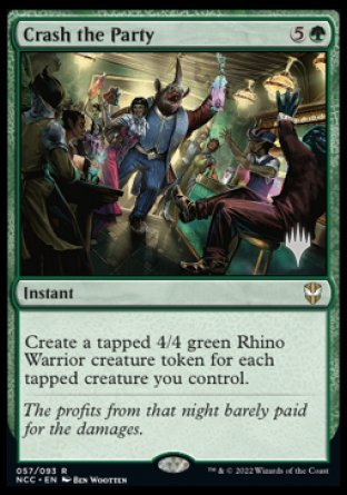 Crash the Party (Promo Pack) [Streets of New Capenna Commander Promos] | Fandemonia Ltd